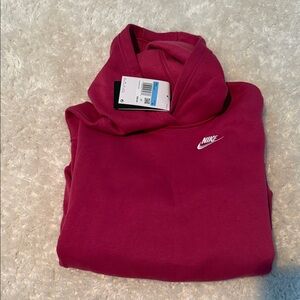 Nike Men's Burgundy Hoodie